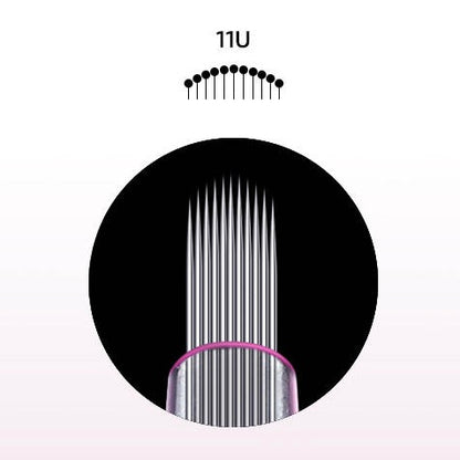 0.18MM 11U Curved Flat Medium Taper